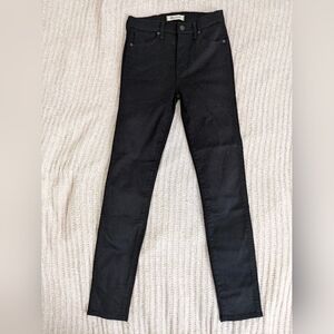 Madewell Women's Hi-Rise Black Skinny Jeans
